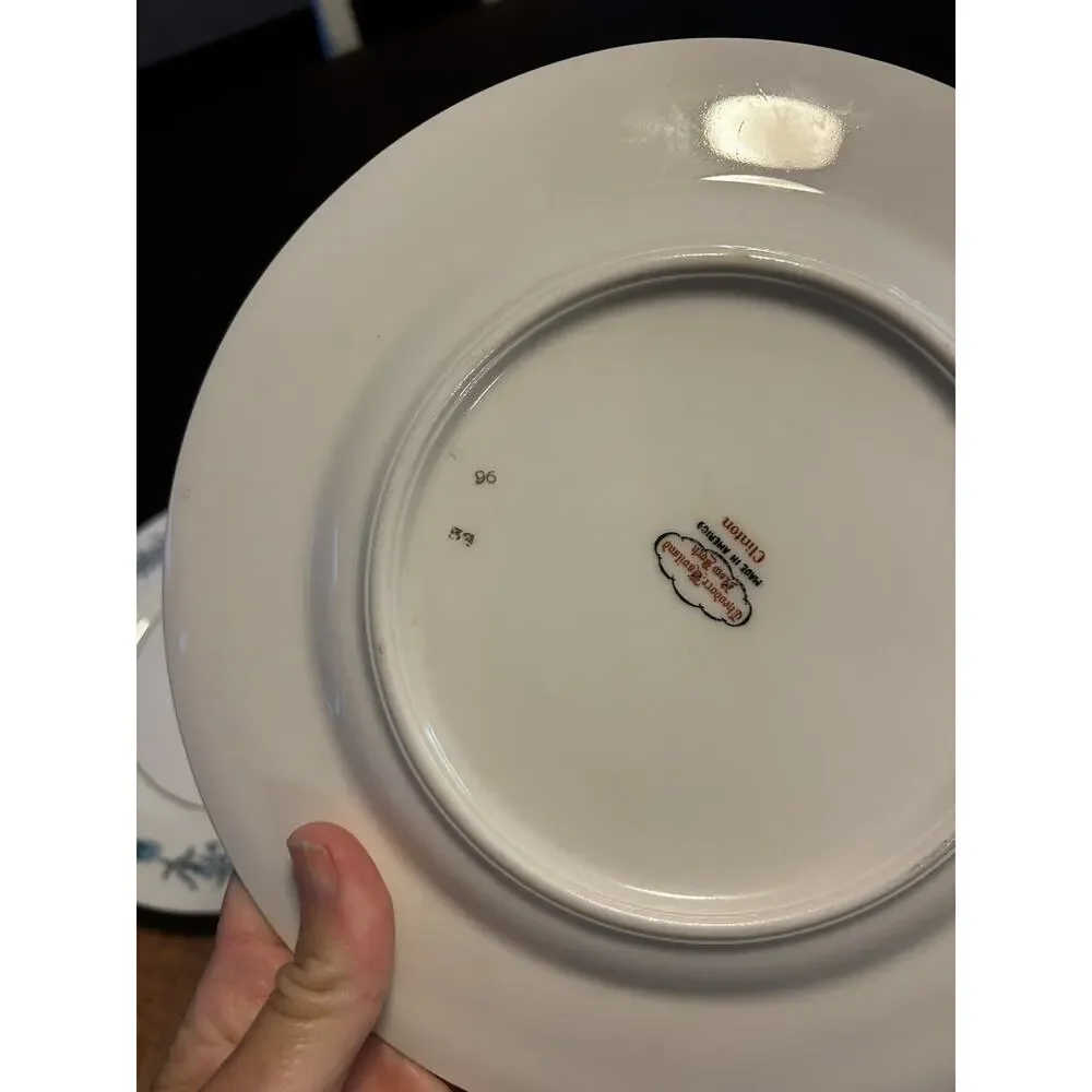 Theodore Haviland New York, Clinton, Salad and/or Dessert Plate, 8 1/2”